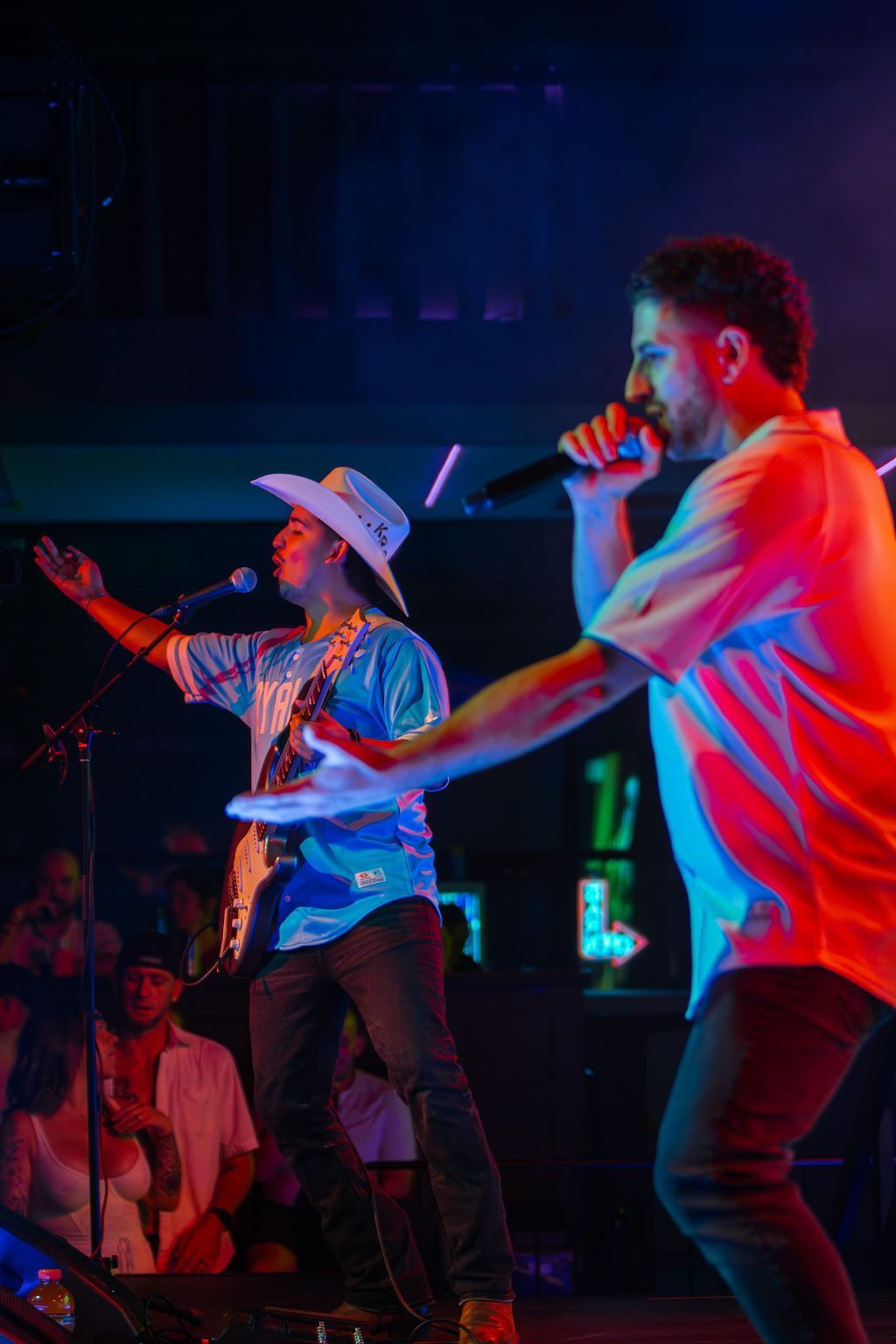 MIXMODE (DJ Jordan Miller & Kristian Cruz) performing country EDM hybrid duo set at Warehouse on Broadway in Kansas City, MO on Jul 17, 2025.