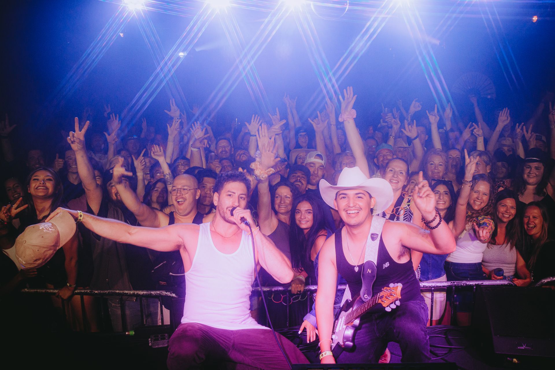 Jordan Miller live at The Get Down, Portland, OR - photo 9 MIXMODE (DJ Jordan Miller & Kristian Cruz) performing country EDM hybrid duo set at The Get Down in Portland, OR on Jul 26, 2025. Boots N' Beats 2025 Tour.