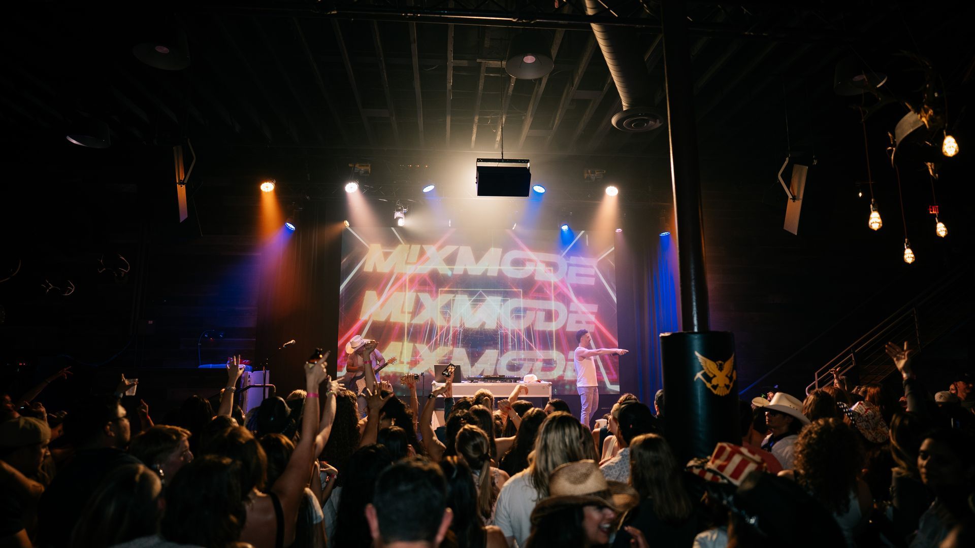 MIXMODE live at Goldfield Trading Post — Roseville, CA — May 02, 2025 MIXMODE (DJ Jordan Miller & Kristian Cruz) performing country EDM hybrid duo set at Goldfield Trading Post in Roseville, CA on May 02, 2025. Boots N' Beats 2025 Tour.